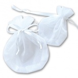 ラウンドポーチ：ホワイト