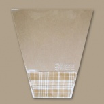 チェックデコラ：ブラウン