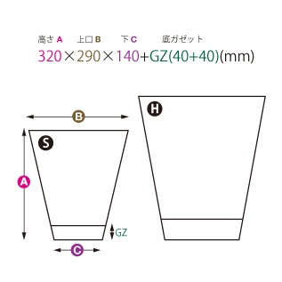 OSDポップデイズバッグ：商品詳細図