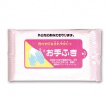 ウエットティッシュ：お手ふき