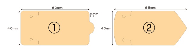 ウエットティッシュ：ラベル枠