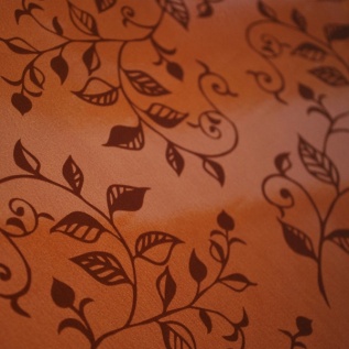 OOブランシュロール：柄アップブラウン