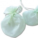 ラウンドポーチ：ライトグリーン