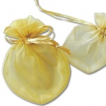 ラウンドポーチ：ゴールド