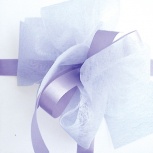 ダブルリボン：ラベンダー