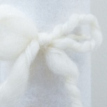 ウールヤーン：モコモコWH