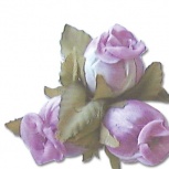 ミニローズ：ラベンダー