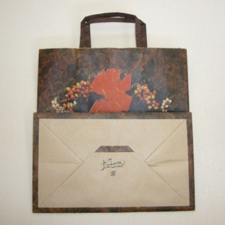 クリスマス手提げ袋：詳細底面