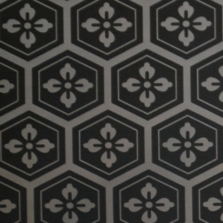 OTD結び 賀正花袋：柄アップ（ブラックR）